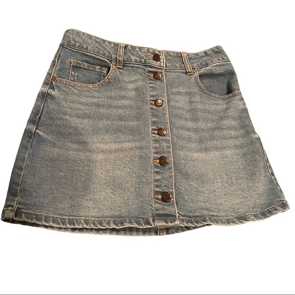 Harper Blue Jean Mini Skirt